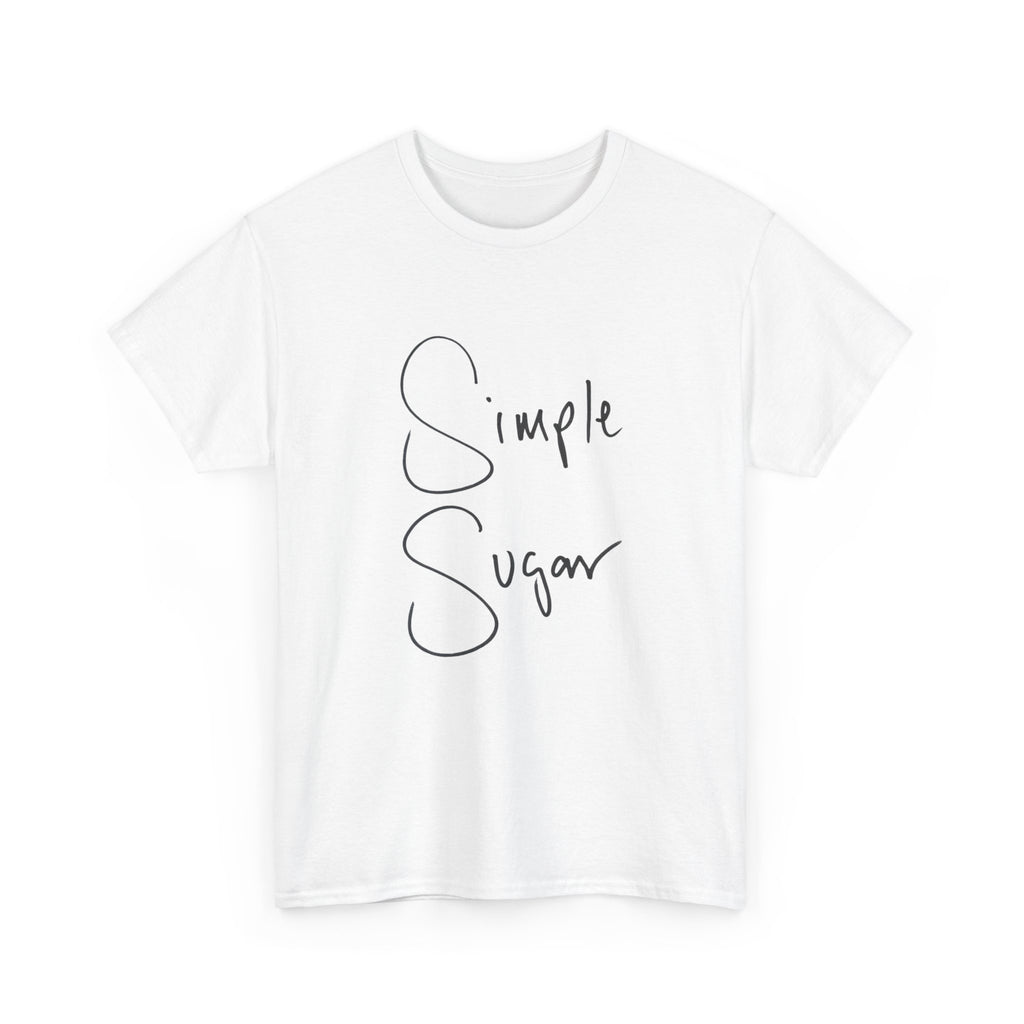 Simple Sugar Tee — Minimal Script Graphic T-Shirt