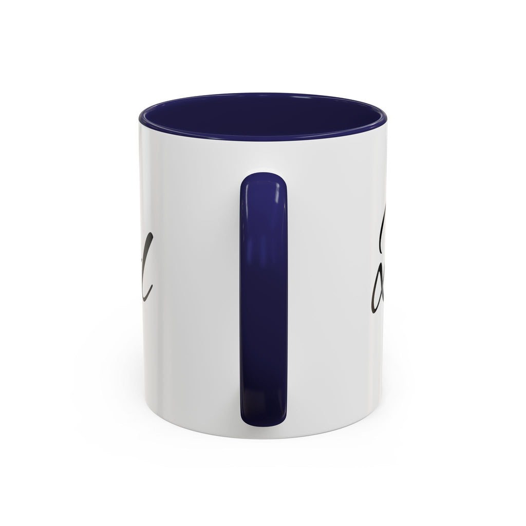 Bye Fool Accent Coffee Mug – Funny Script Coffee Cup (11/15oz)
