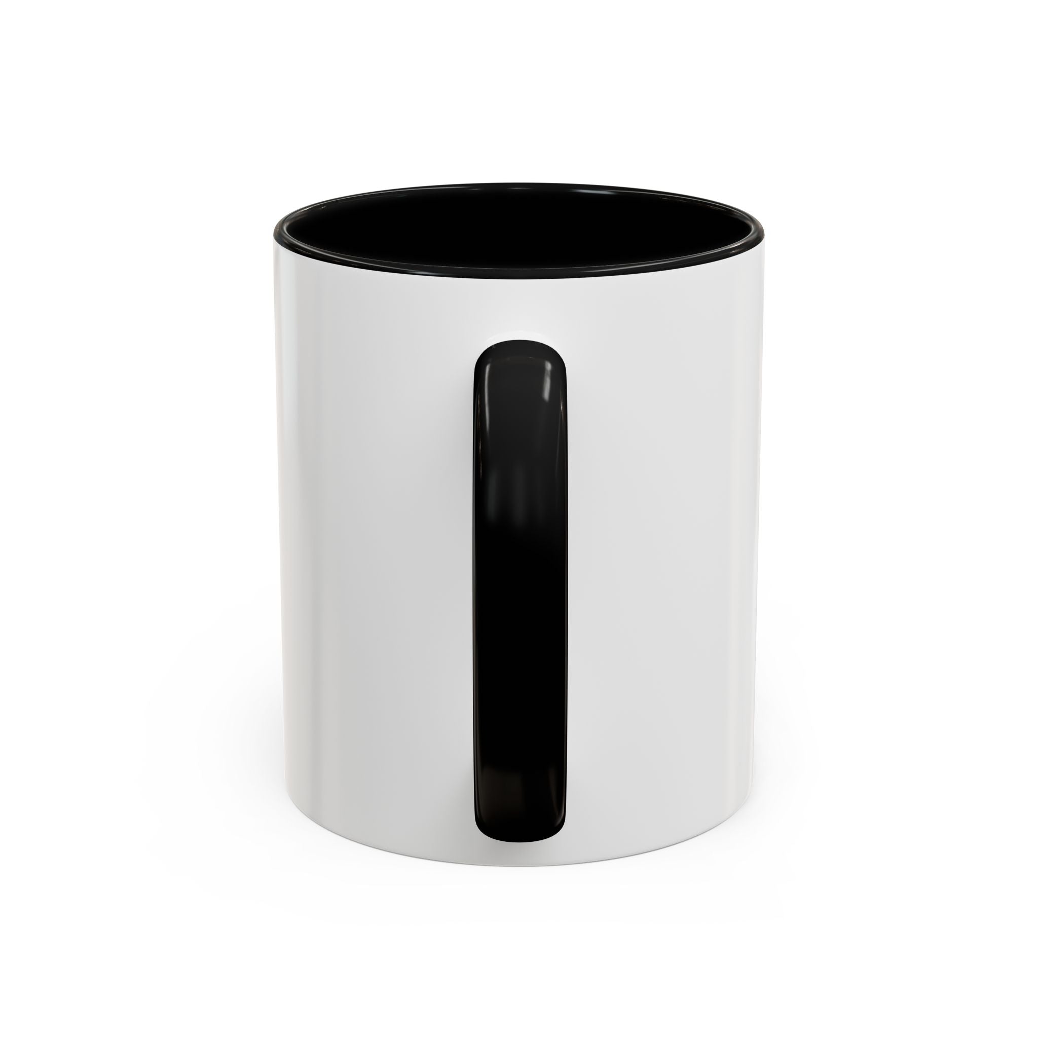 Simple Sugar Accent Coffee Mug — Minimal Script Ceramic 11/15oz
