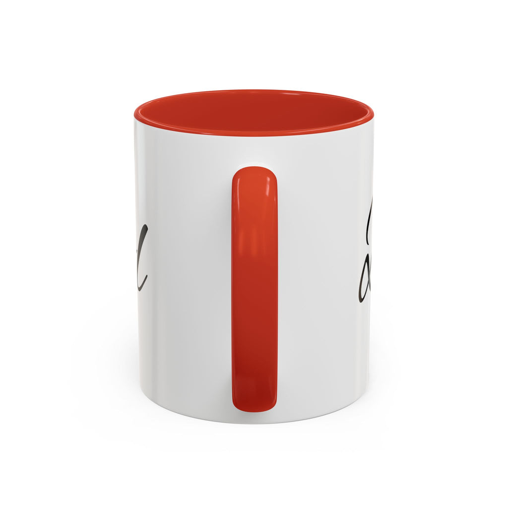 Bye Fool Accent Coffee Mug – Funny Script Coffee Cup (11/15oz)