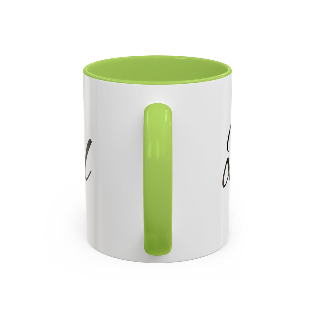 Bye Fool Accent Coffee Mug – Funny Script Coffee Cup (11/15oz)