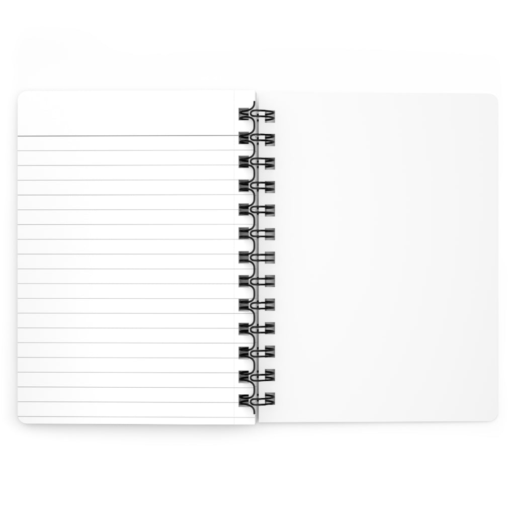 Simple Sugar Spiral Notebook — Minimal Handwritten Script Journal