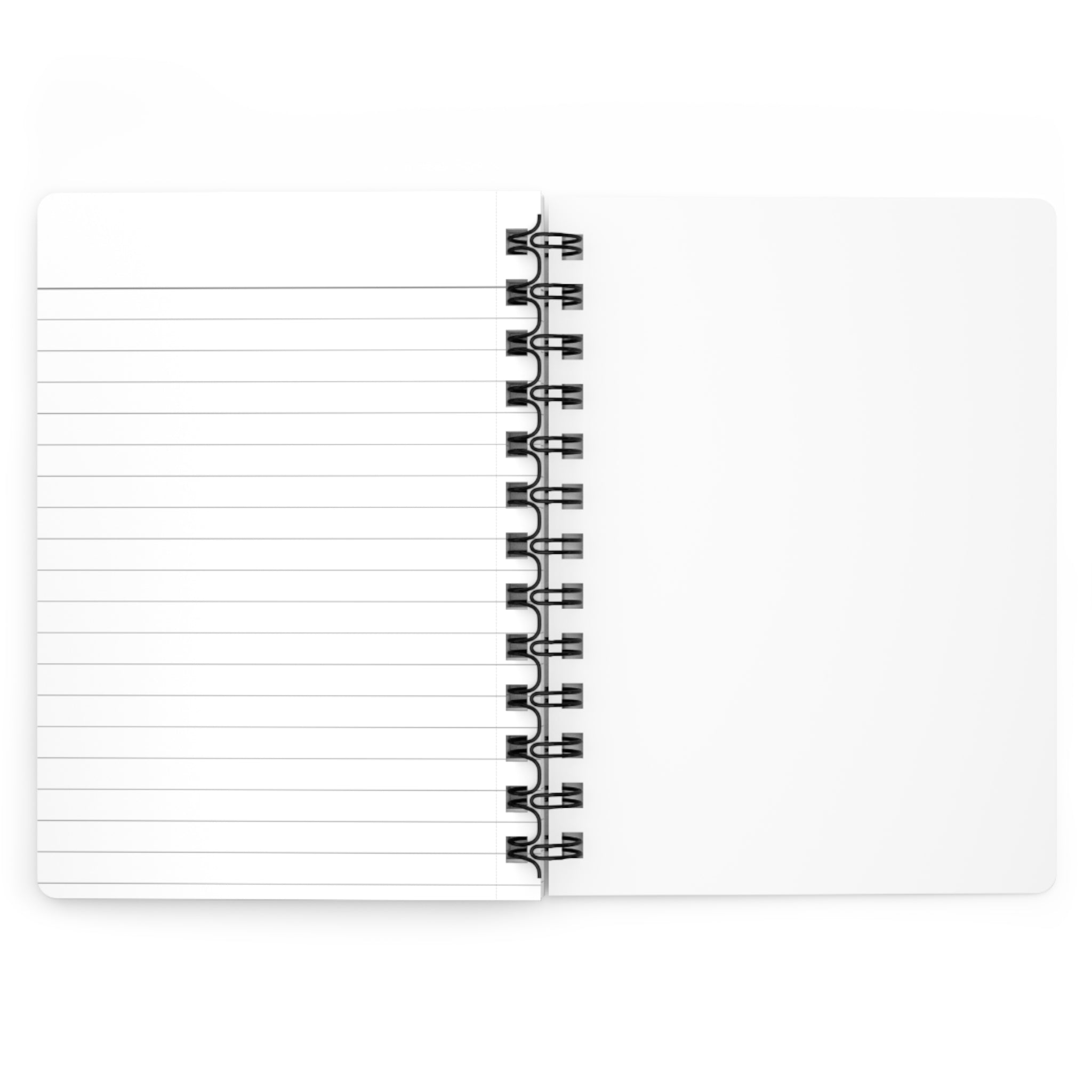 Simple Sugar Spiral Notebook — Minimal Handwritten Script Journal