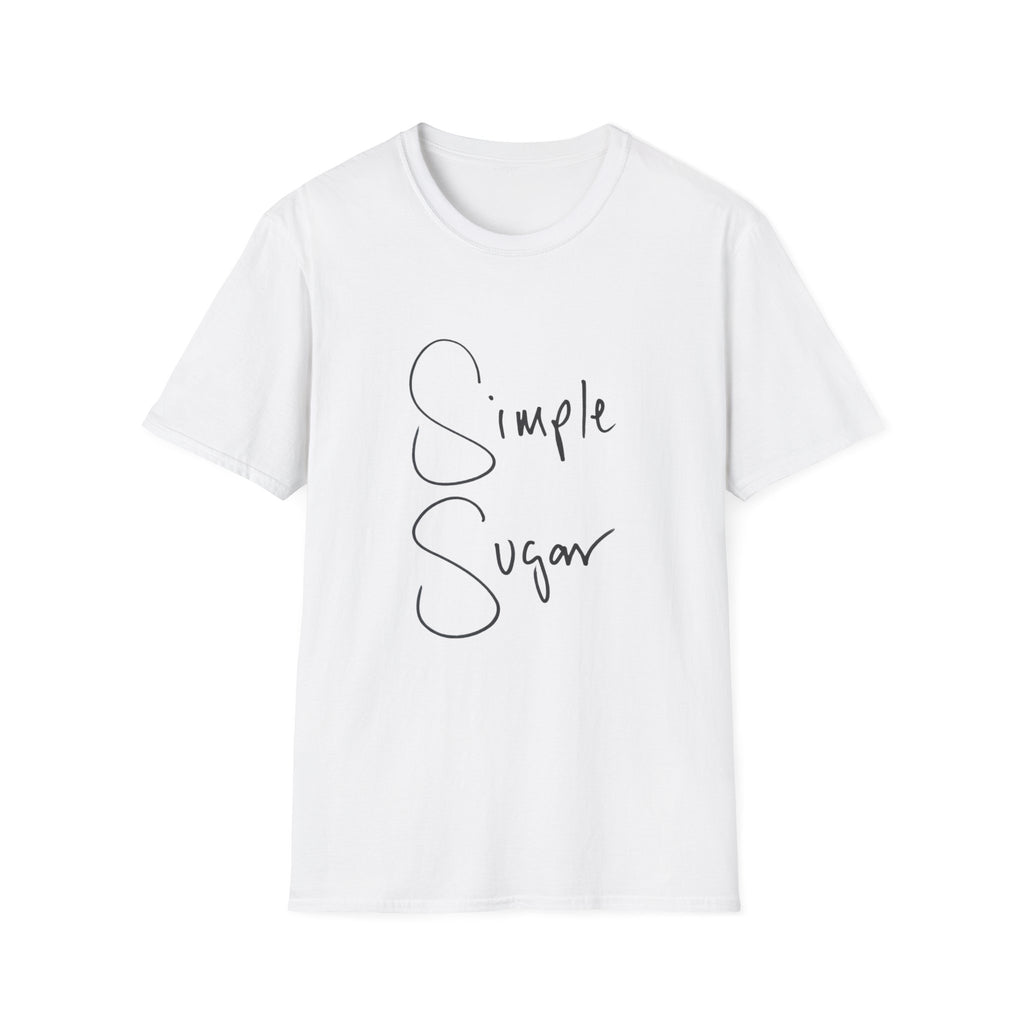 Simple Sugar T‑Shirt — Minimal Script Graphic Tee