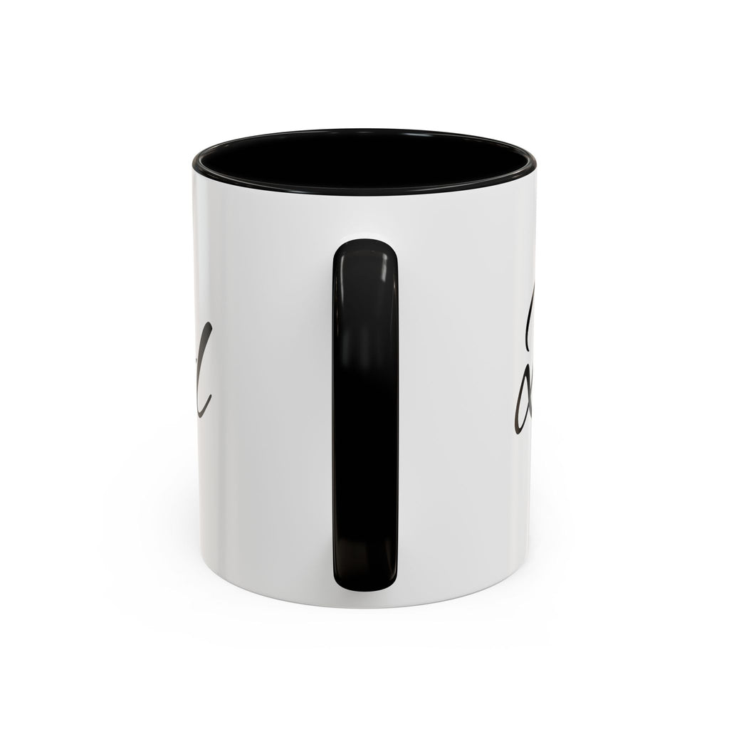 Bye Fool Accent Coffee Mug – Funny Script Coffee Cup (11/15oz)